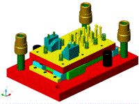 Pre-piercing roll forming die
